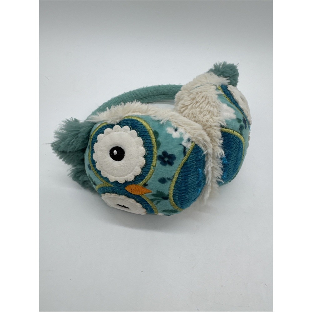Plush Floral Owl Adjustable Warm‎ Earmuffs Ear Muffs
